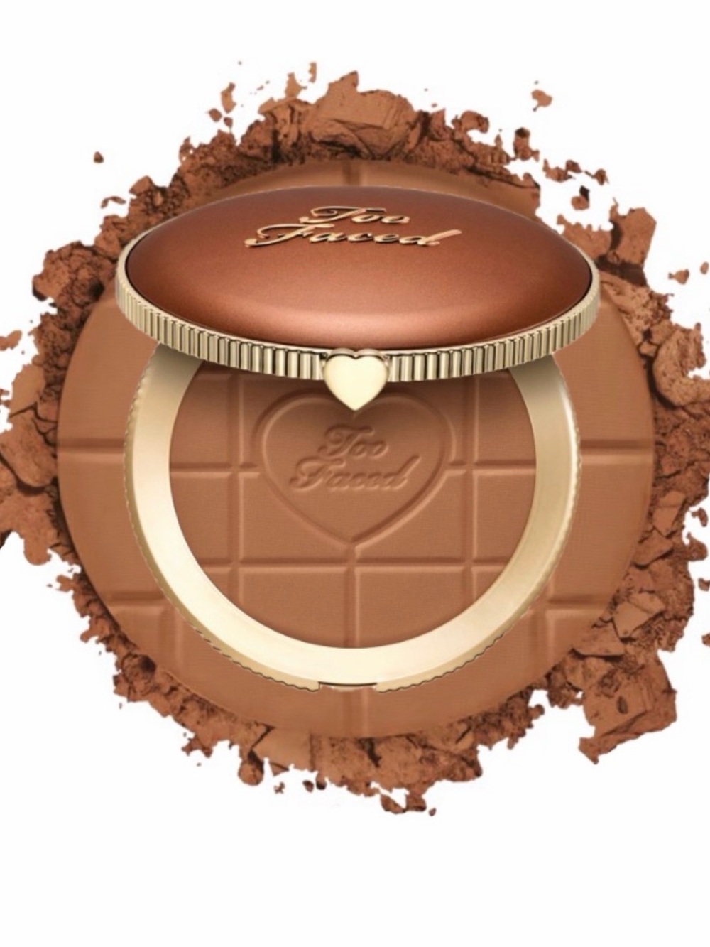 Too Faced Chocolate Soleil Matte Blurring Bronzer Milk Chocolate NIB